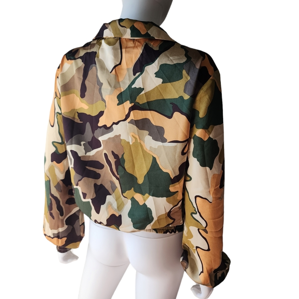 Jealous Tomato Camo Zip Up Pullover Jacket - Picture 6 of 8